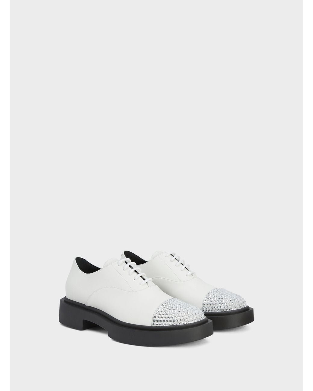 Giuseppe Zanotti White Arnhau Lace Up for men