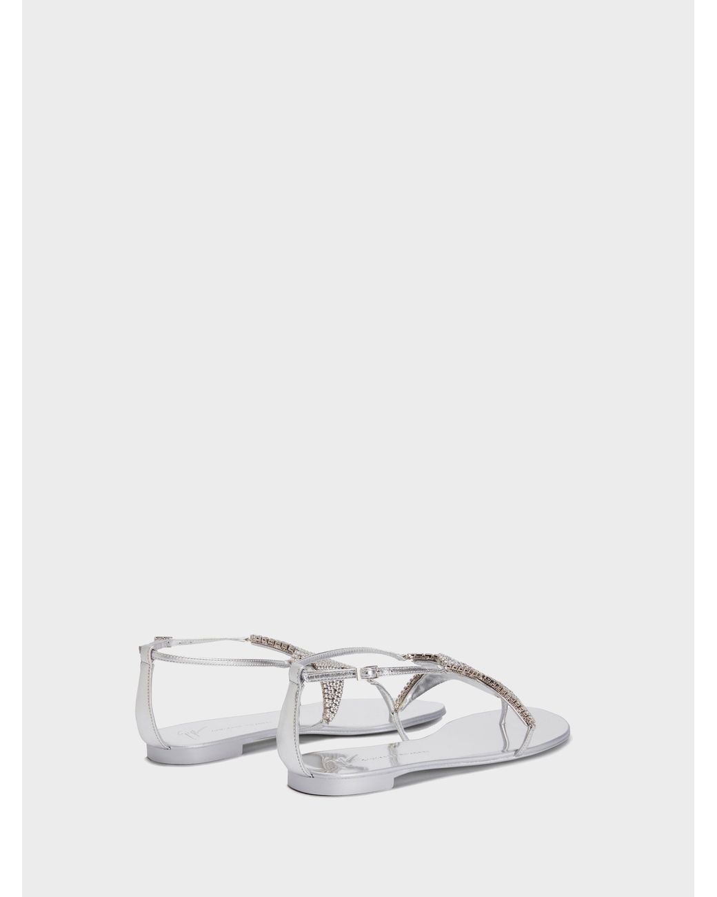 Giuseppe Zanotti Natural Almathea Flat Sandal