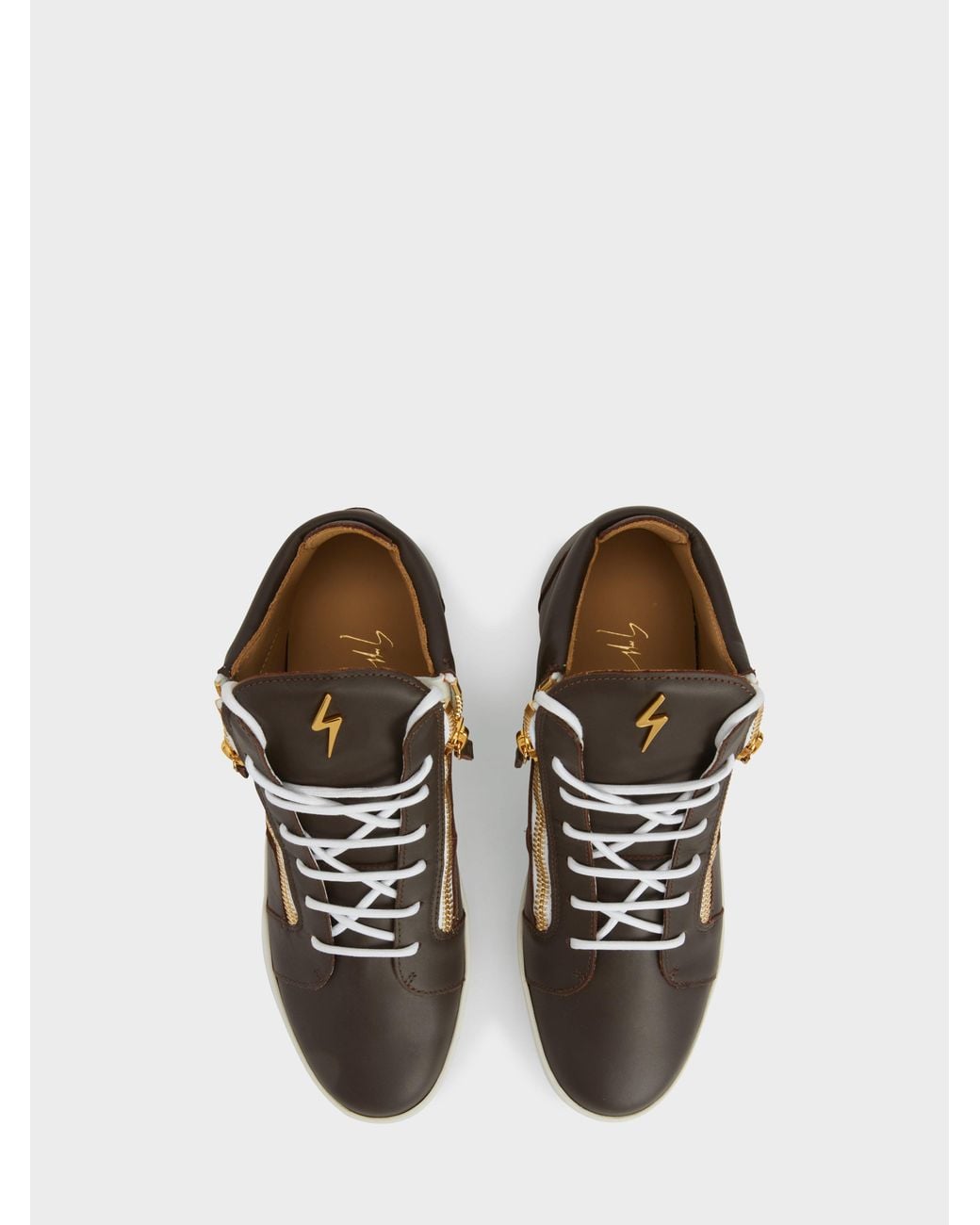 Giuseppe Zanotti White Kriss Mid Top for men