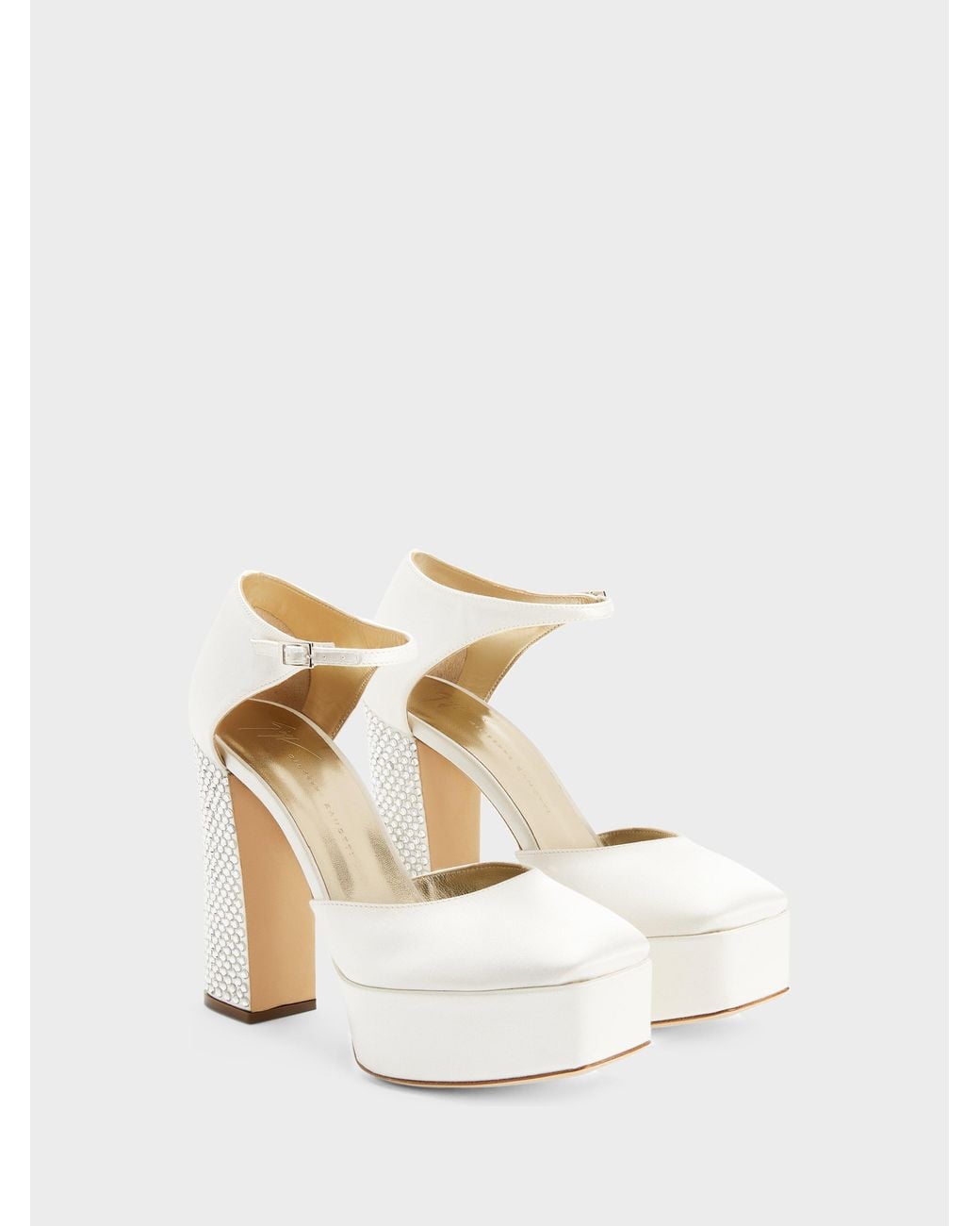Giuseppe Zanotti White Bebe Pixel