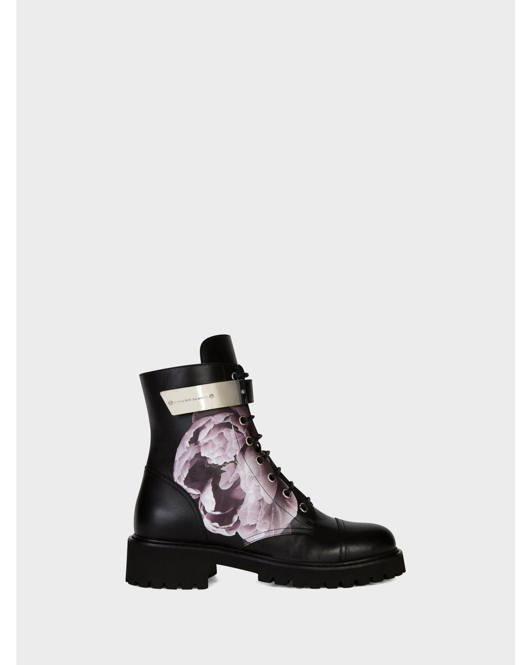 Giuseppe Zanotti White Forever Bloom Biker