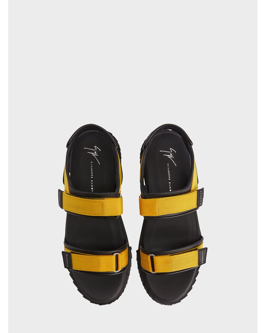 Giuseppe Zanotti White Blabber Gummy Sandal for men