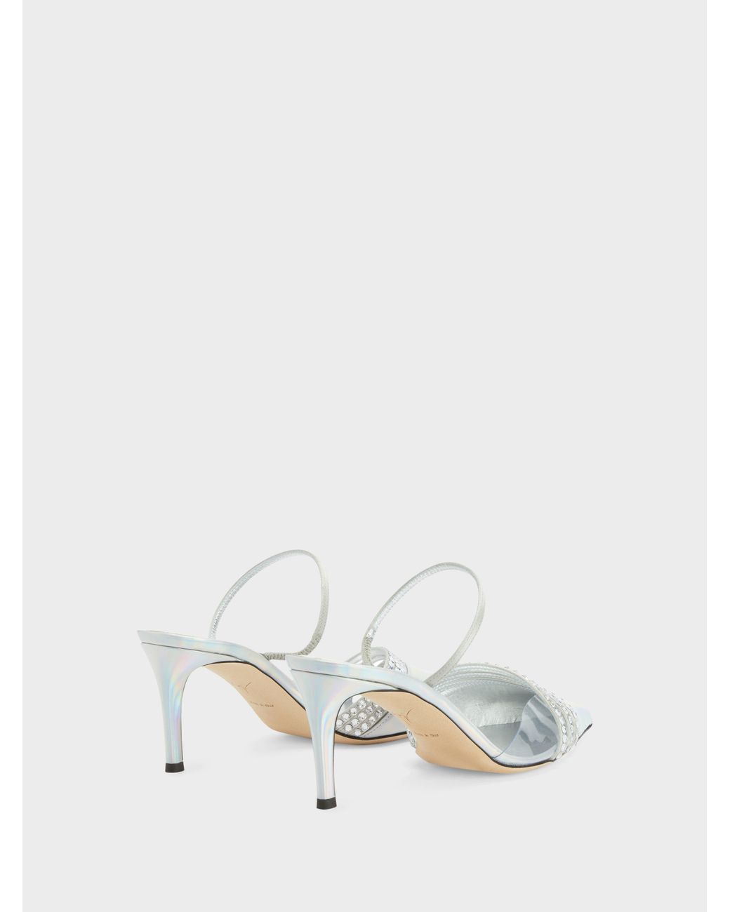 Giuseppe Zanotti White Claralie Slingback 70