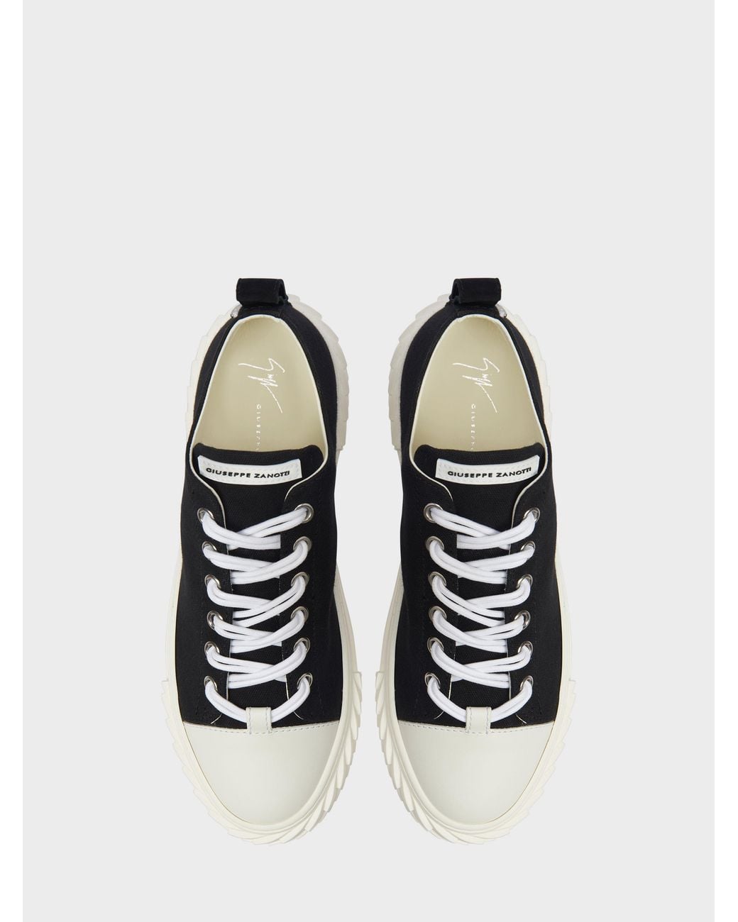 Giuseppe Zanotti White Blabber Low Top