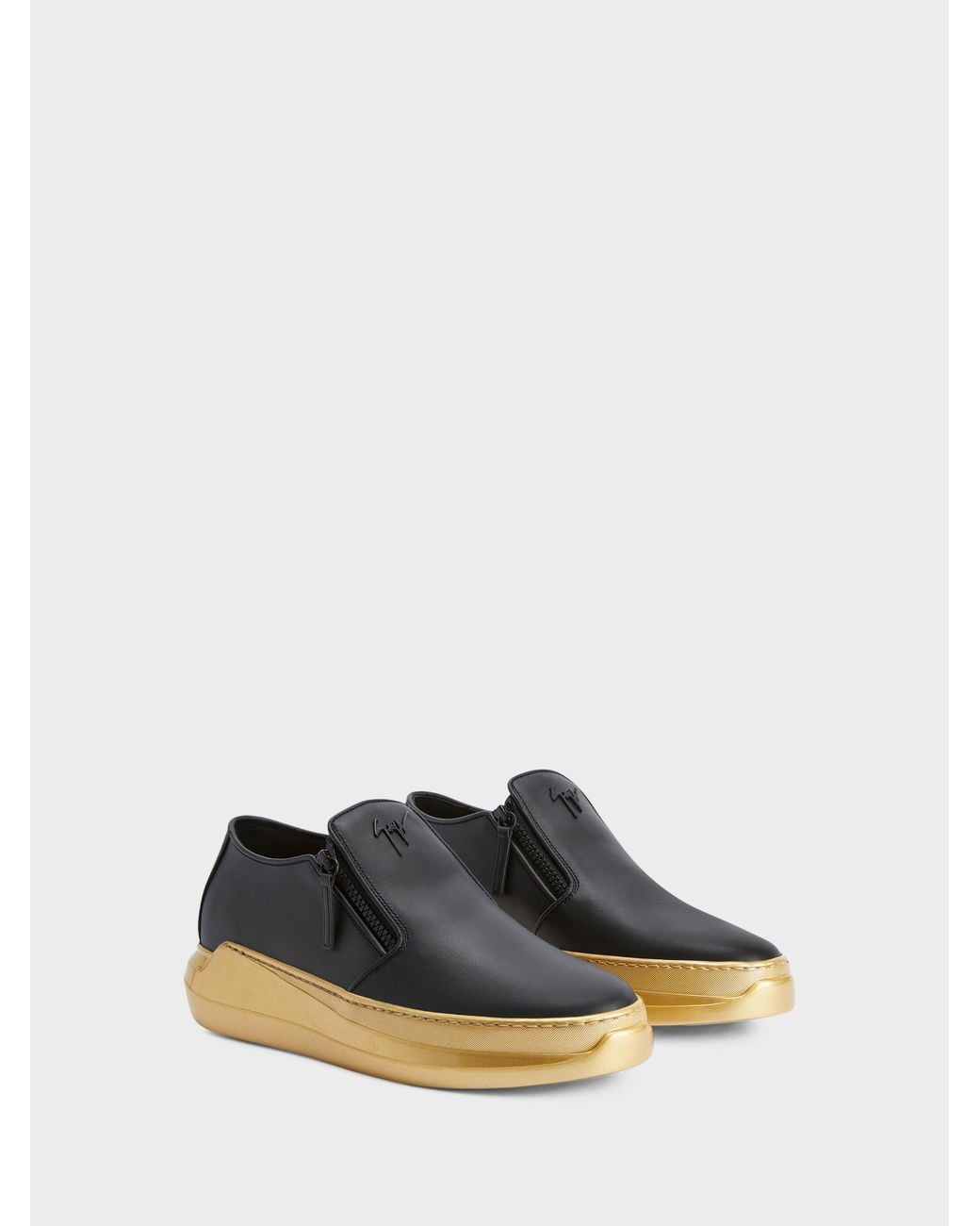 Giuseppe Zanotti White Conley Zip Loafer for men
