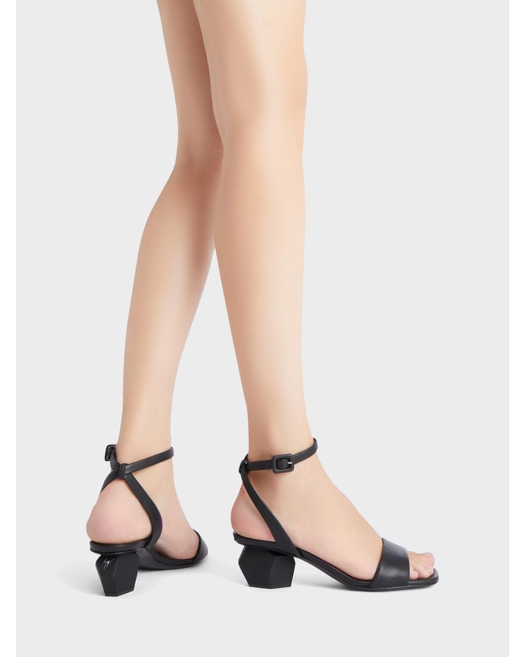Giuseppe Zanotti White Rozalie Strap Sandal 45