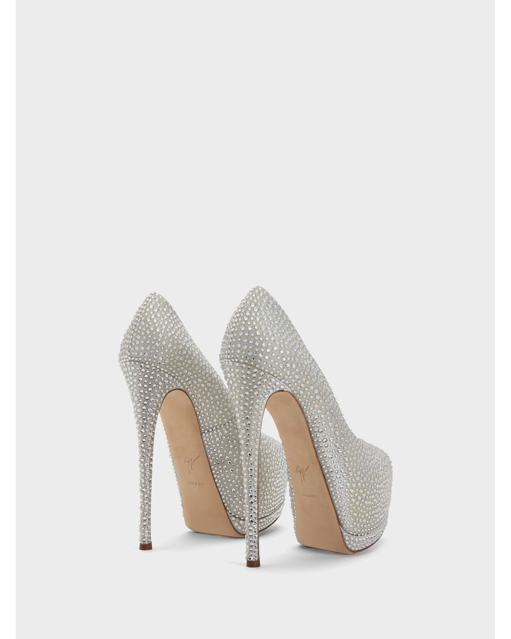 Giuseppe Zanotti White Sharon Open Toe