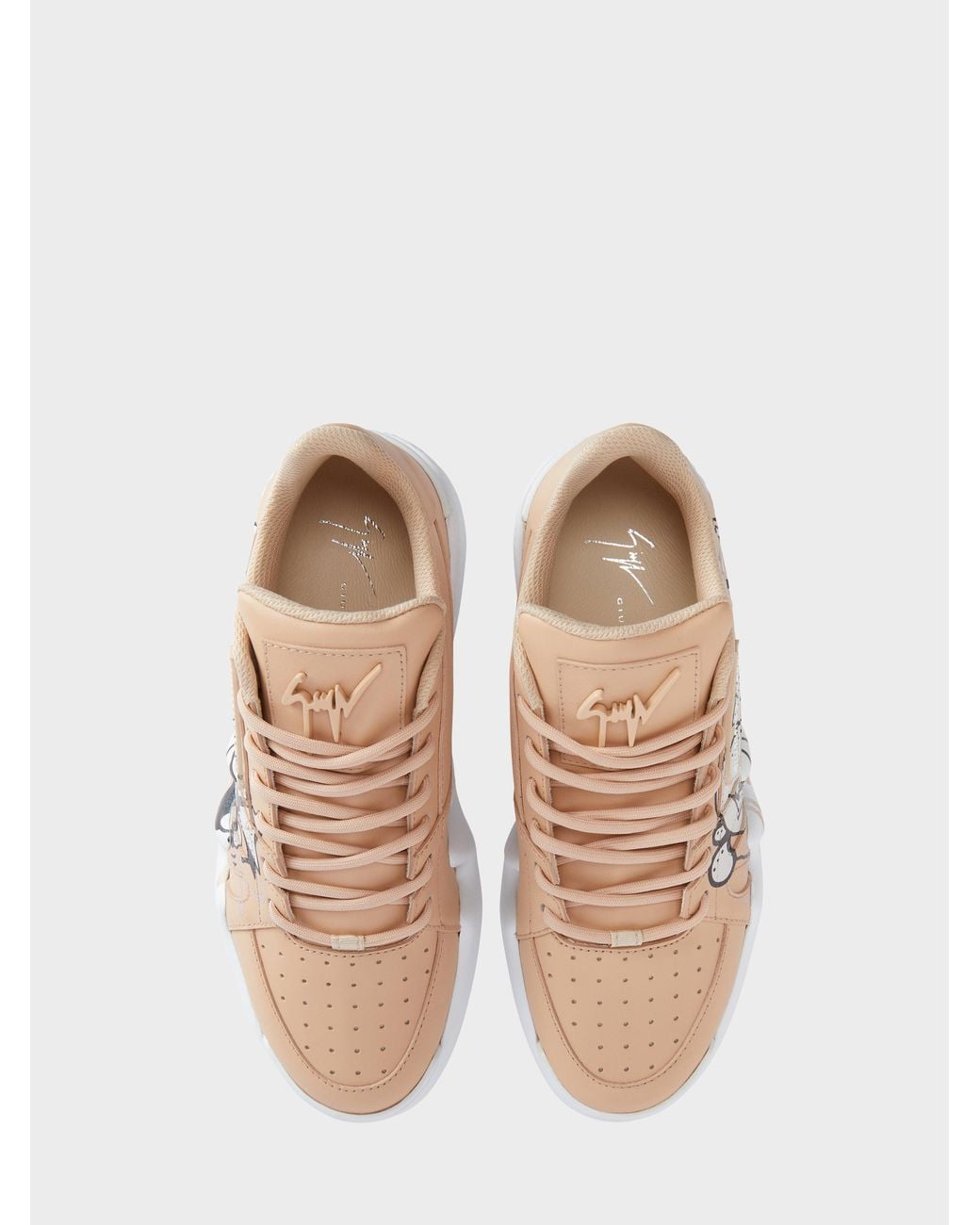 Giuseppe Zanotti White Talon Low Top