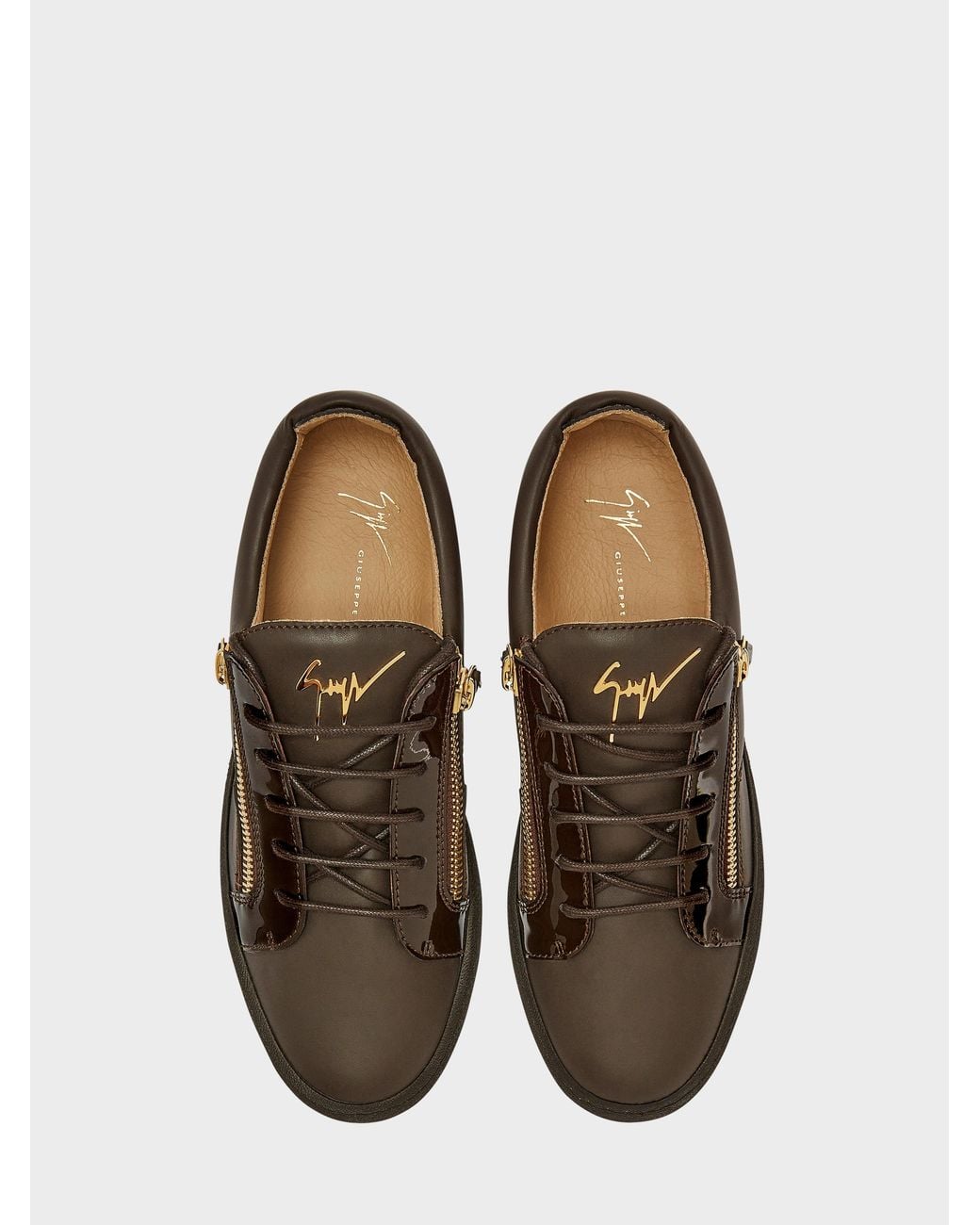 Giuseppe Zanotti Brown Frankie Low Top for men