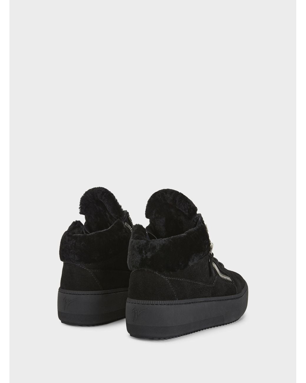 Giuseppe Zanotti Black Kriss Winter Sneakers