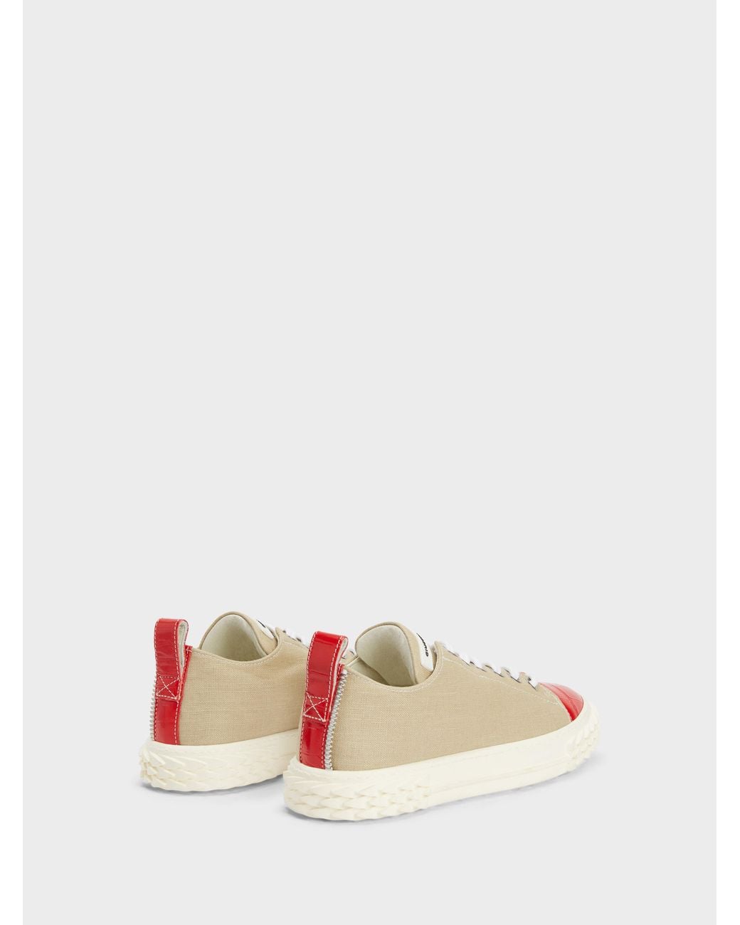 Giuseppe Zanotti White Blabber Low Top