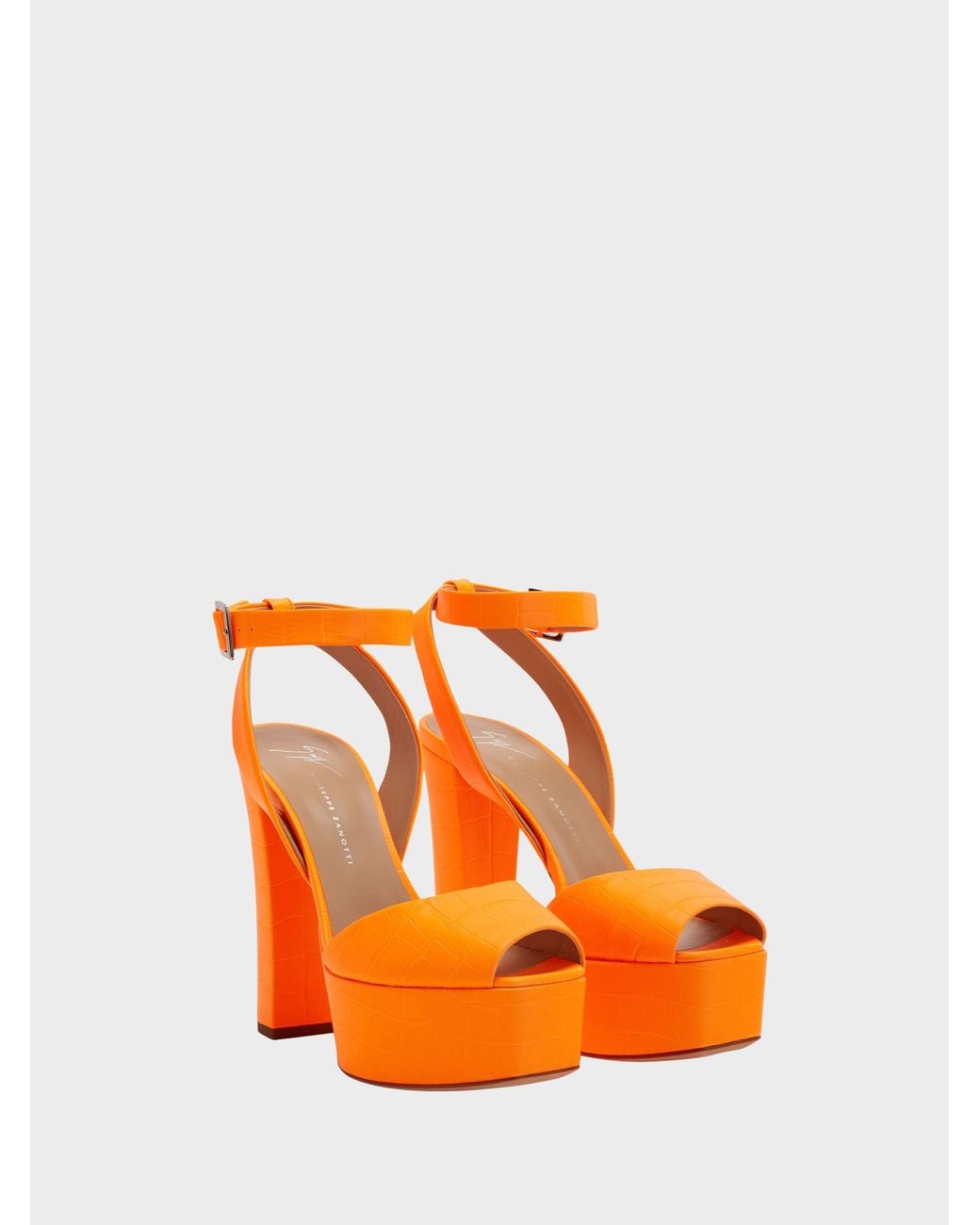 Giuseppe Zanotti Orange Betty Sandal