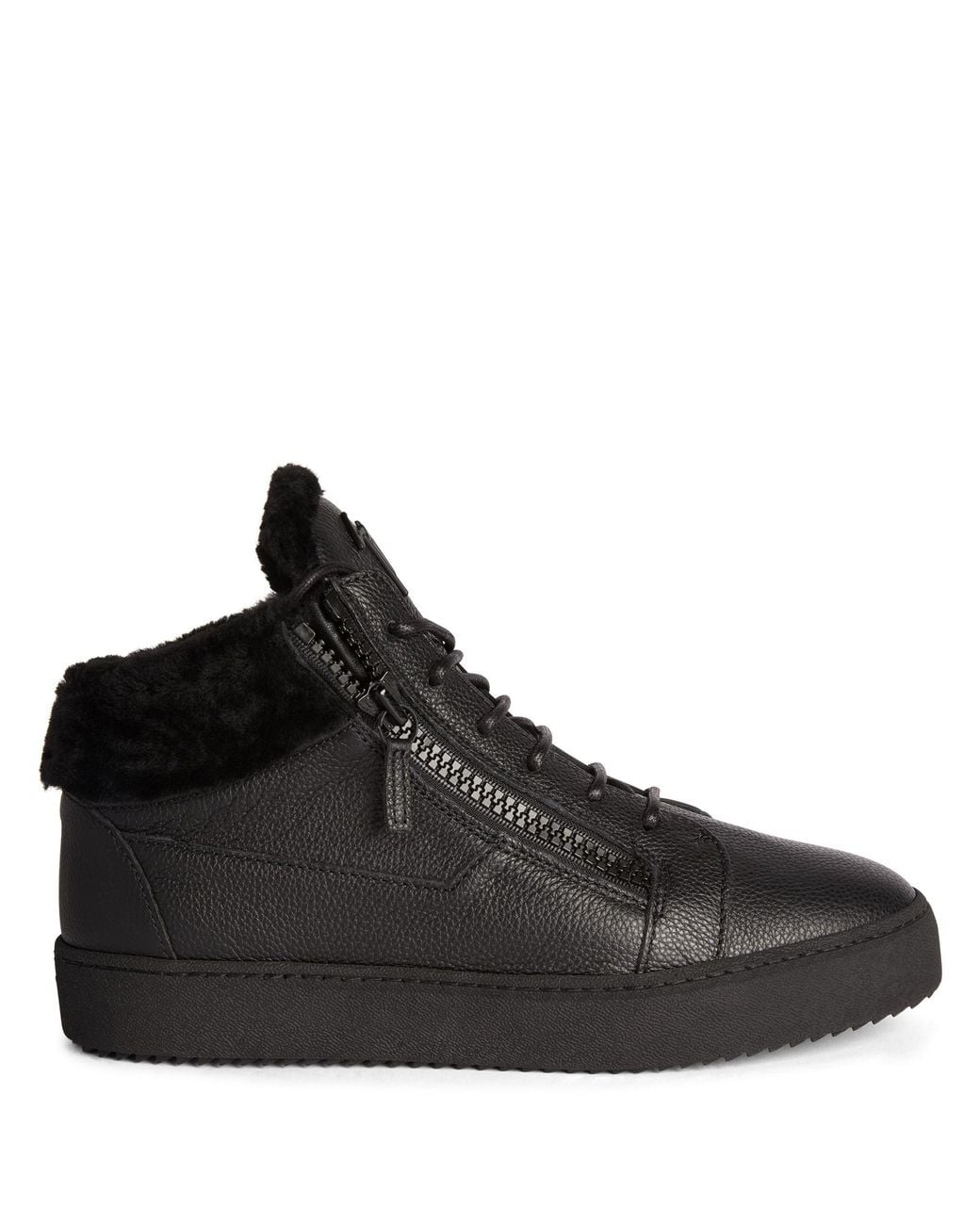Giuseppe Zanotti Black Baskets Mi-Montantes Kriss Winter for men