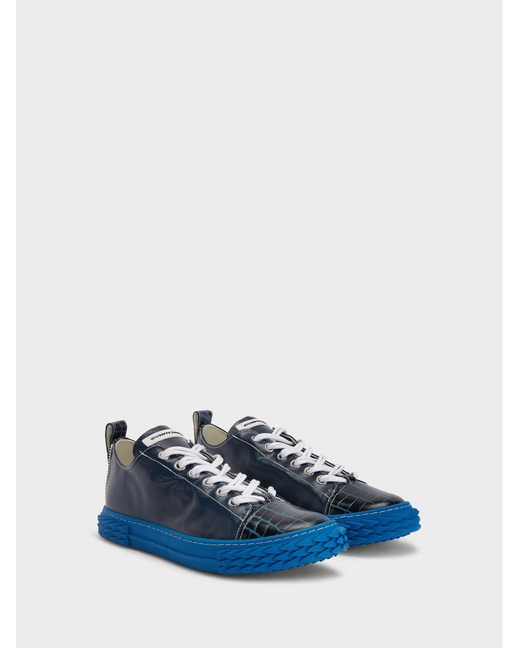 Giuseppe Zanotti Blue Blabber Low Top for men