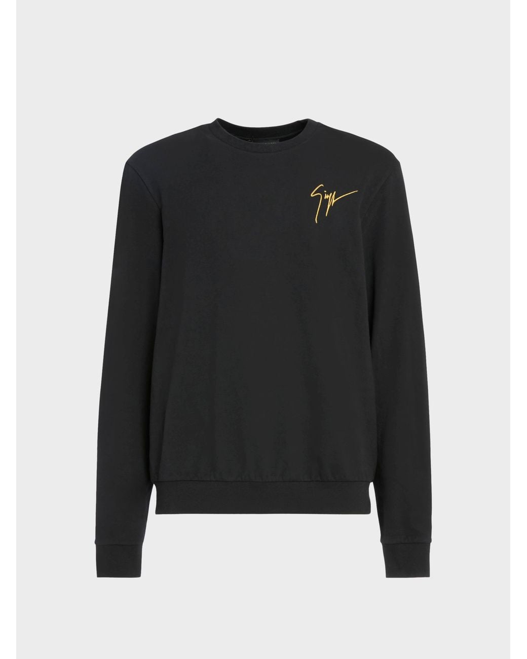 Giuseppe Zanotti Black Dragon Crystal Sweatshirt for men