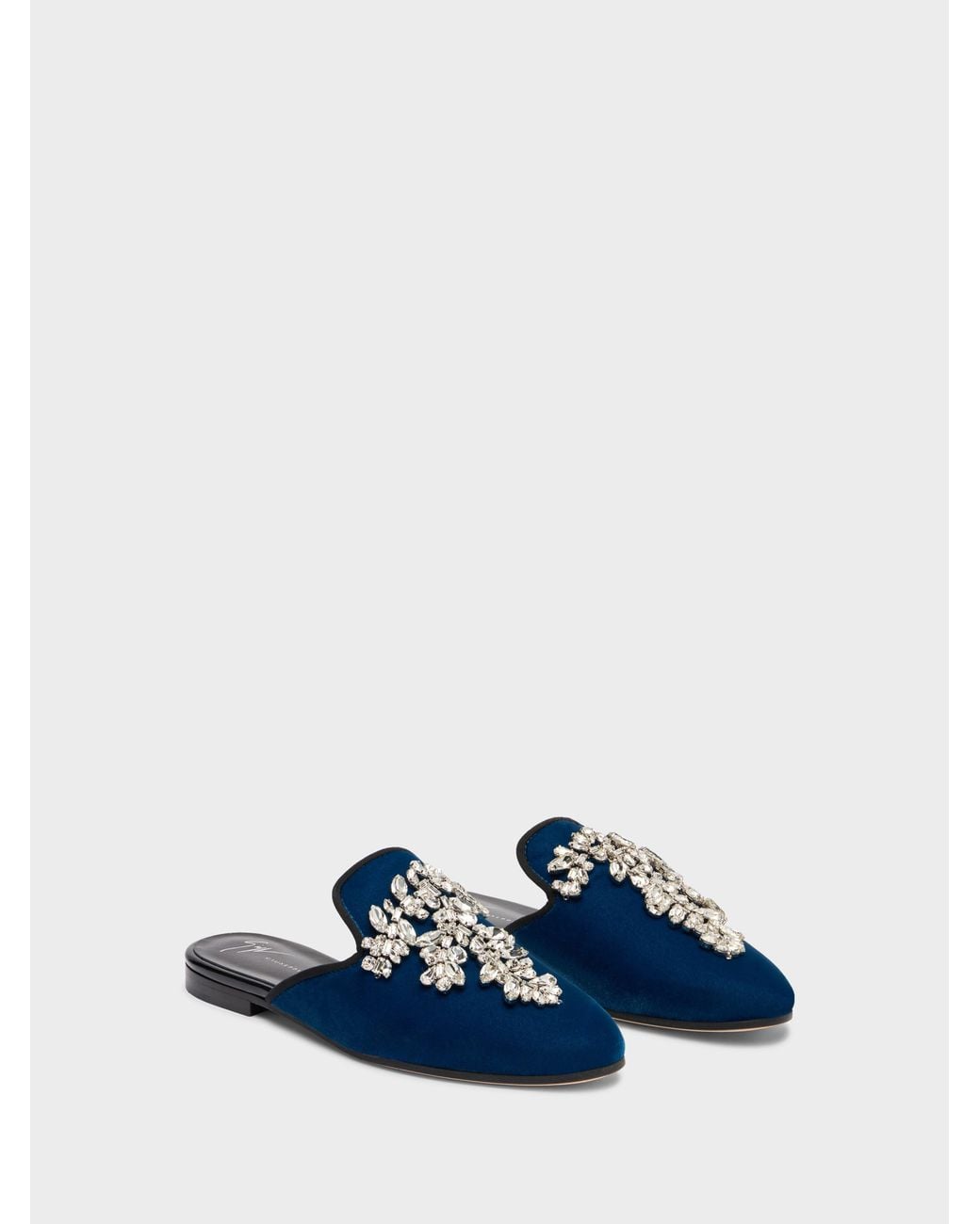 Giuseppe Zanotti Blue Elsa Crystal