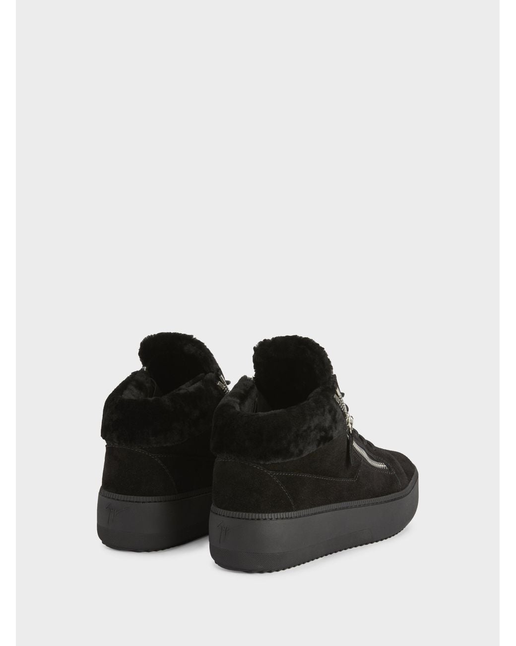 Giuseppe Zanotti Black Kriss Mid Top for men