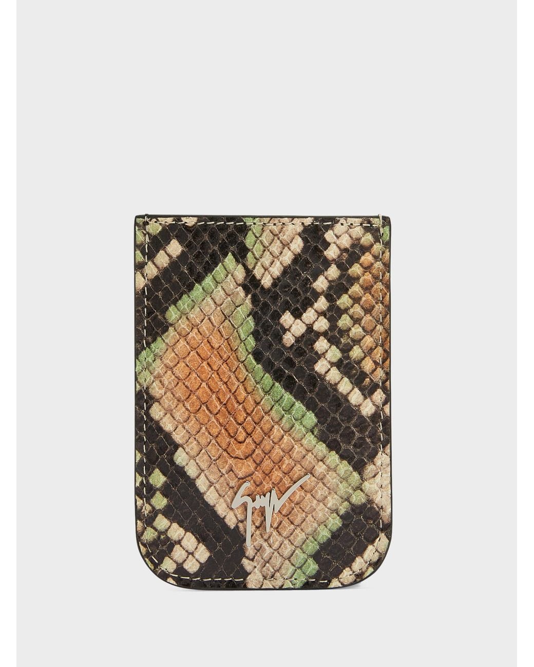 Giuseppe Zanotti White Albert Card Holder for men