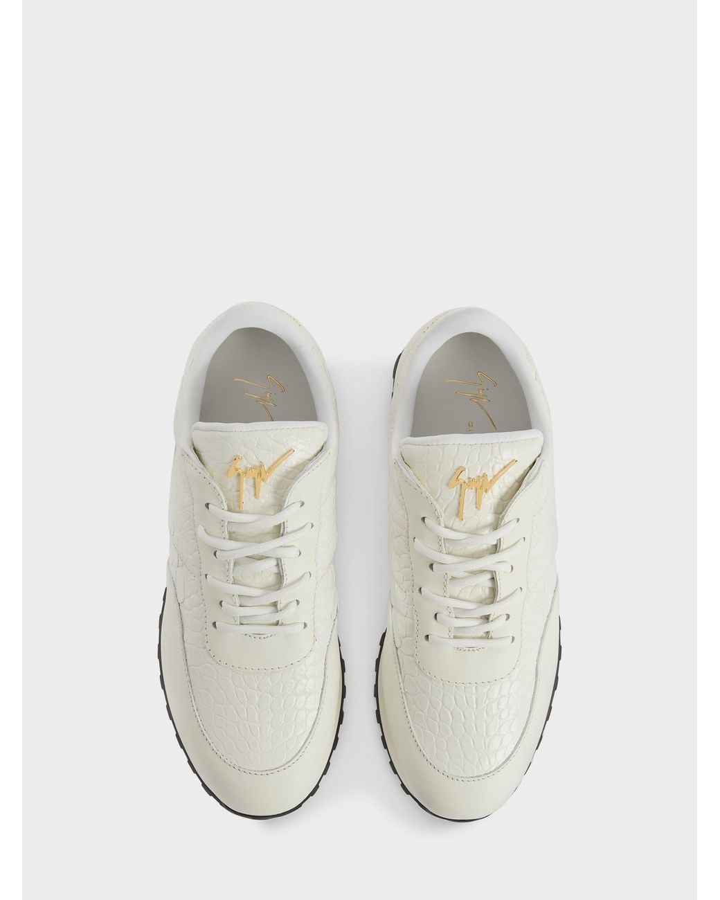 Giuseppe Zanotti White Jimi Running