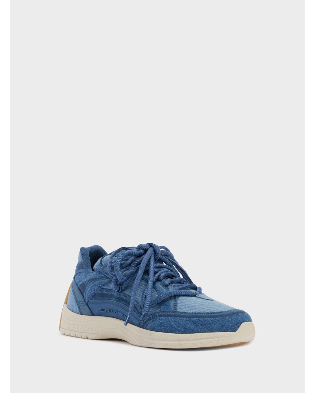 Giuseppe Zanotti Blue Gz-Trail Lace-Up Sneakers for men