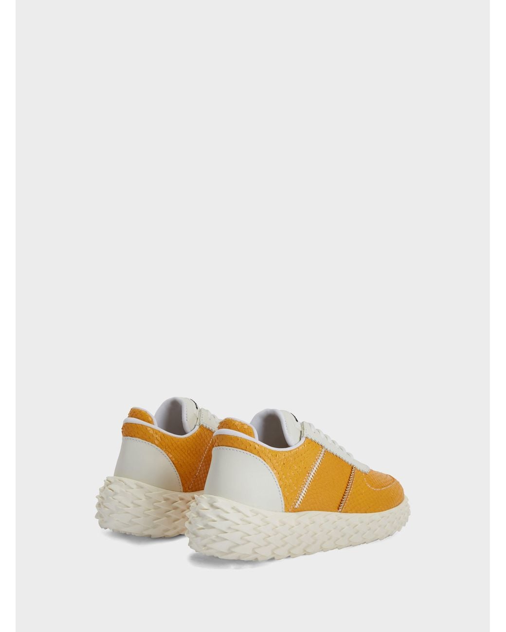 Giuseppe Zanotti Orange Urchin Low Top