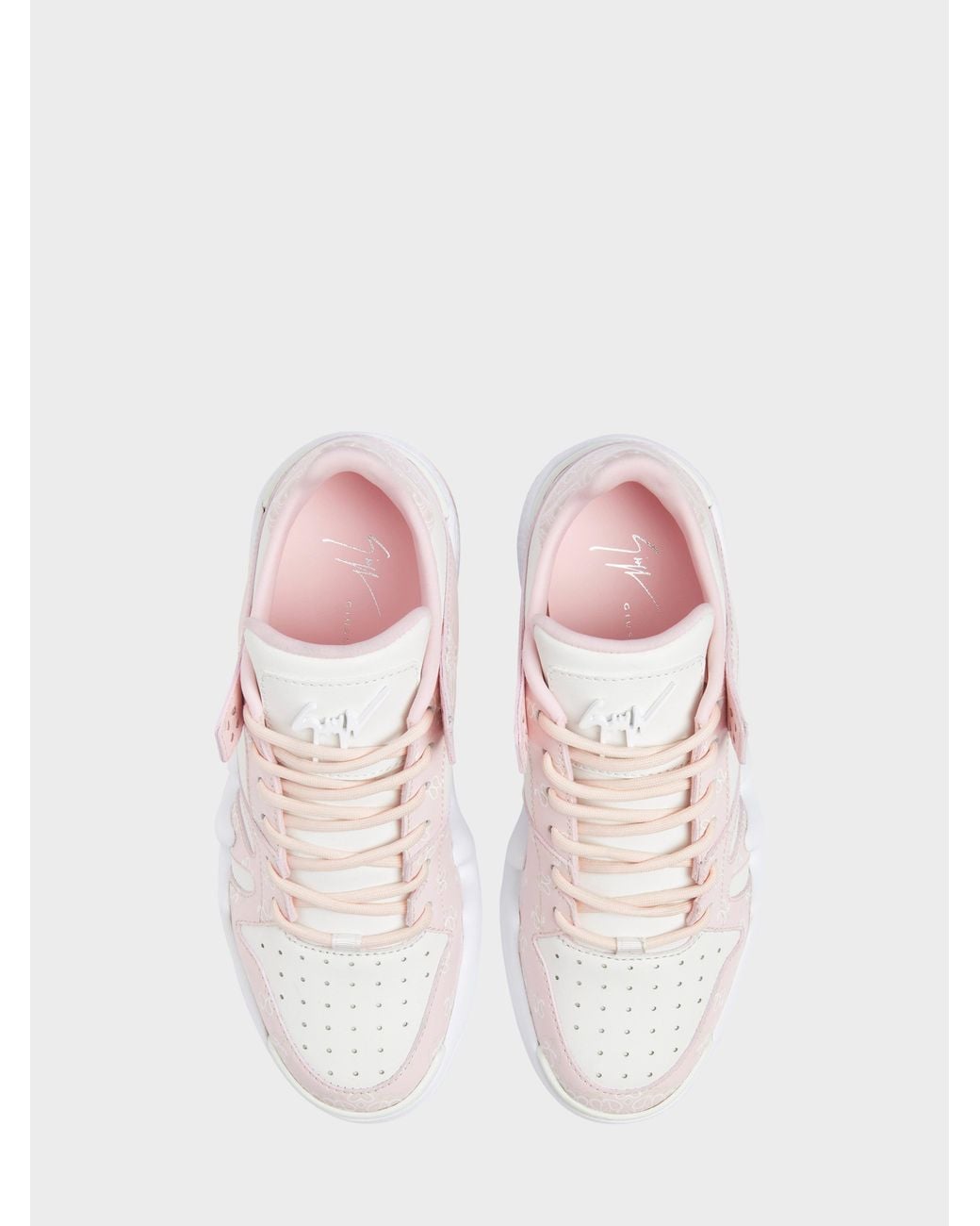 Giuseppe Zanotti White Talon Low Top