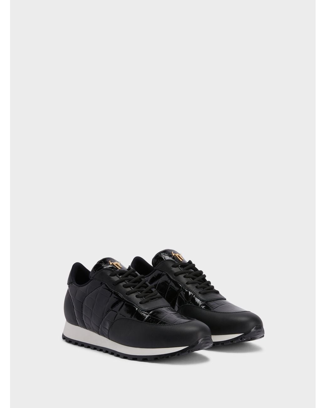 Giuseppe Zanotti Black Jimi Running Sneakers for men