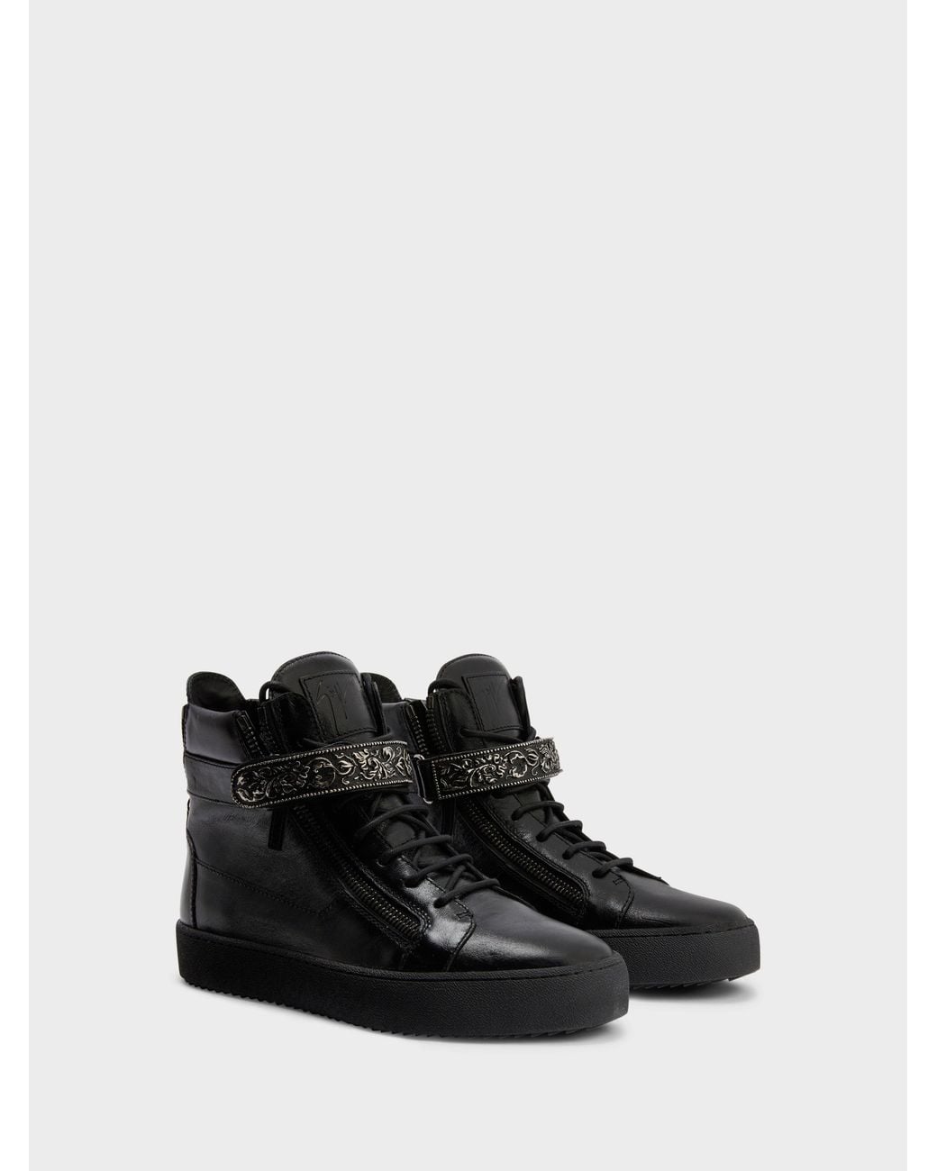 Giuseppe Zanotti Black Coby Deluxe High Top