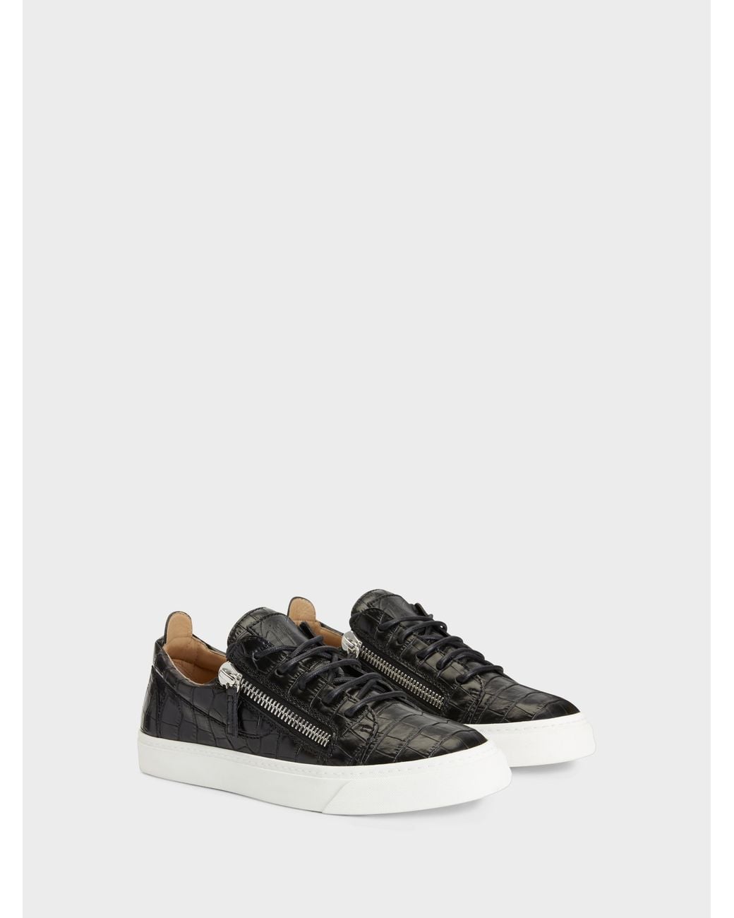 Giuseppe Zanotti White Gail Low Top