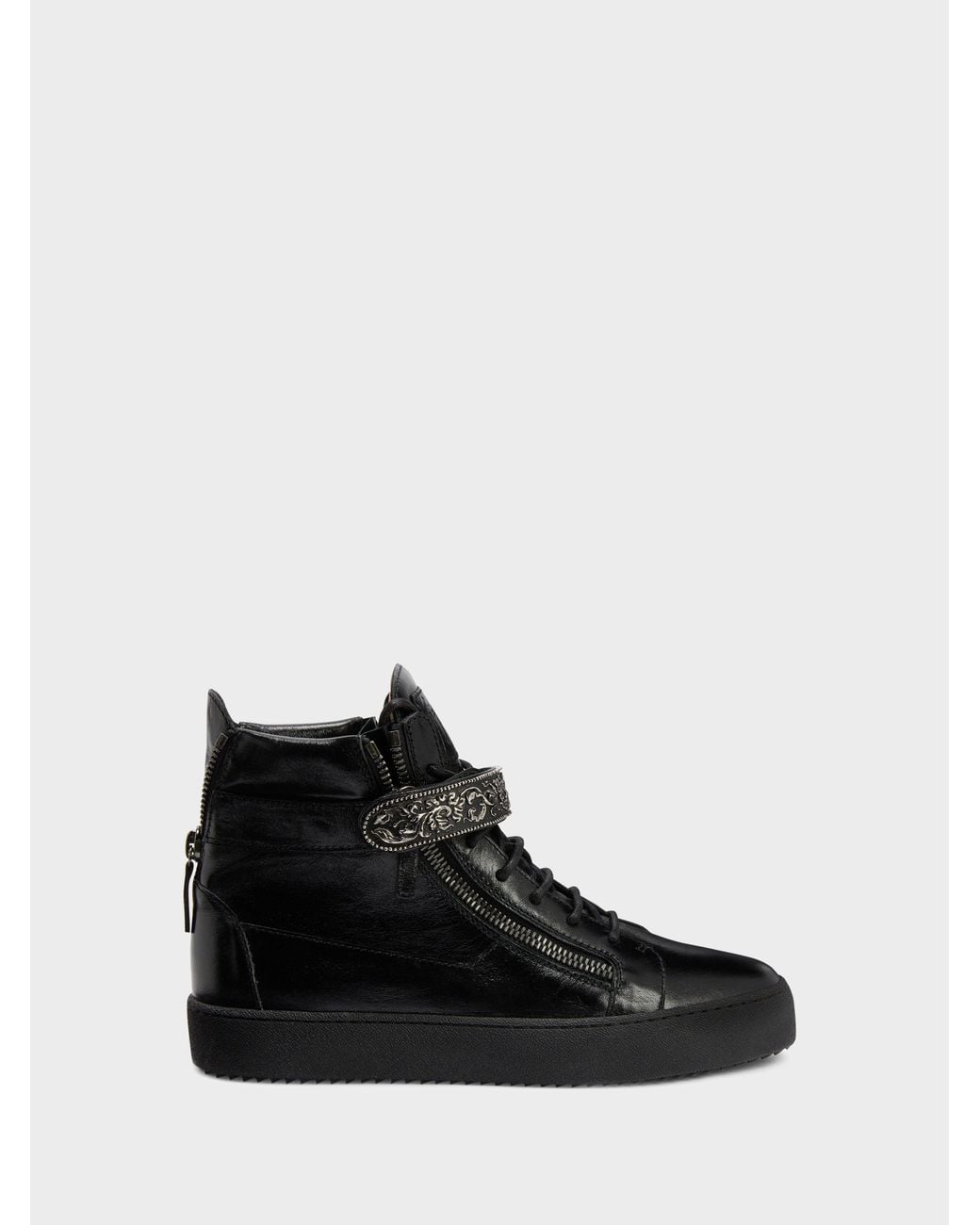Giuseppe Zanotti Black Coby Deluxe High Top