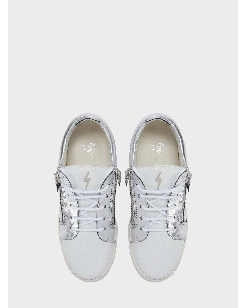 Giuseppe Zanotti White Nicki Low Top