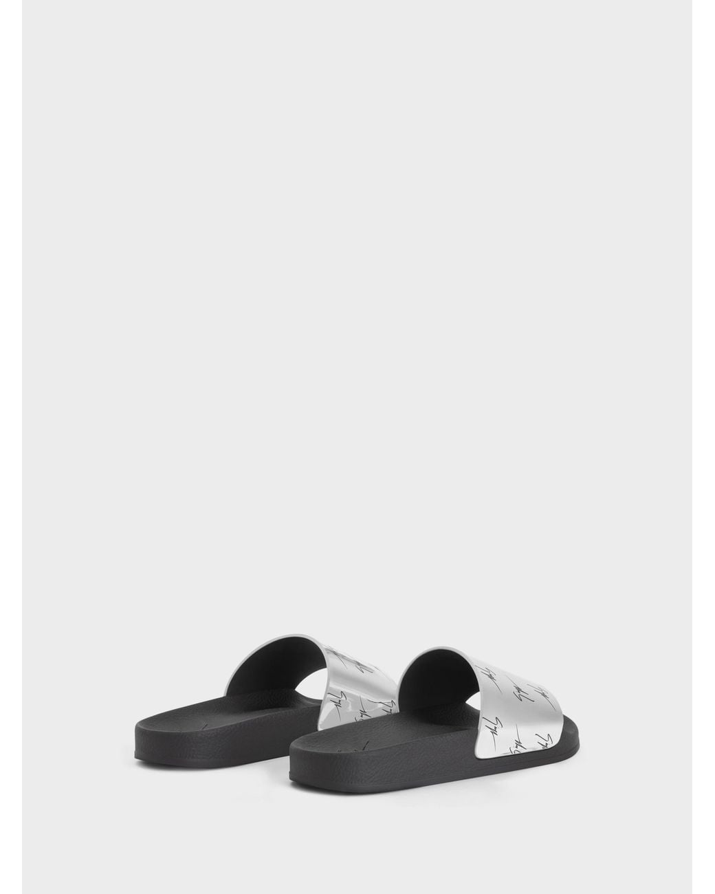 Giuseppe Zanotti White Brett Slide