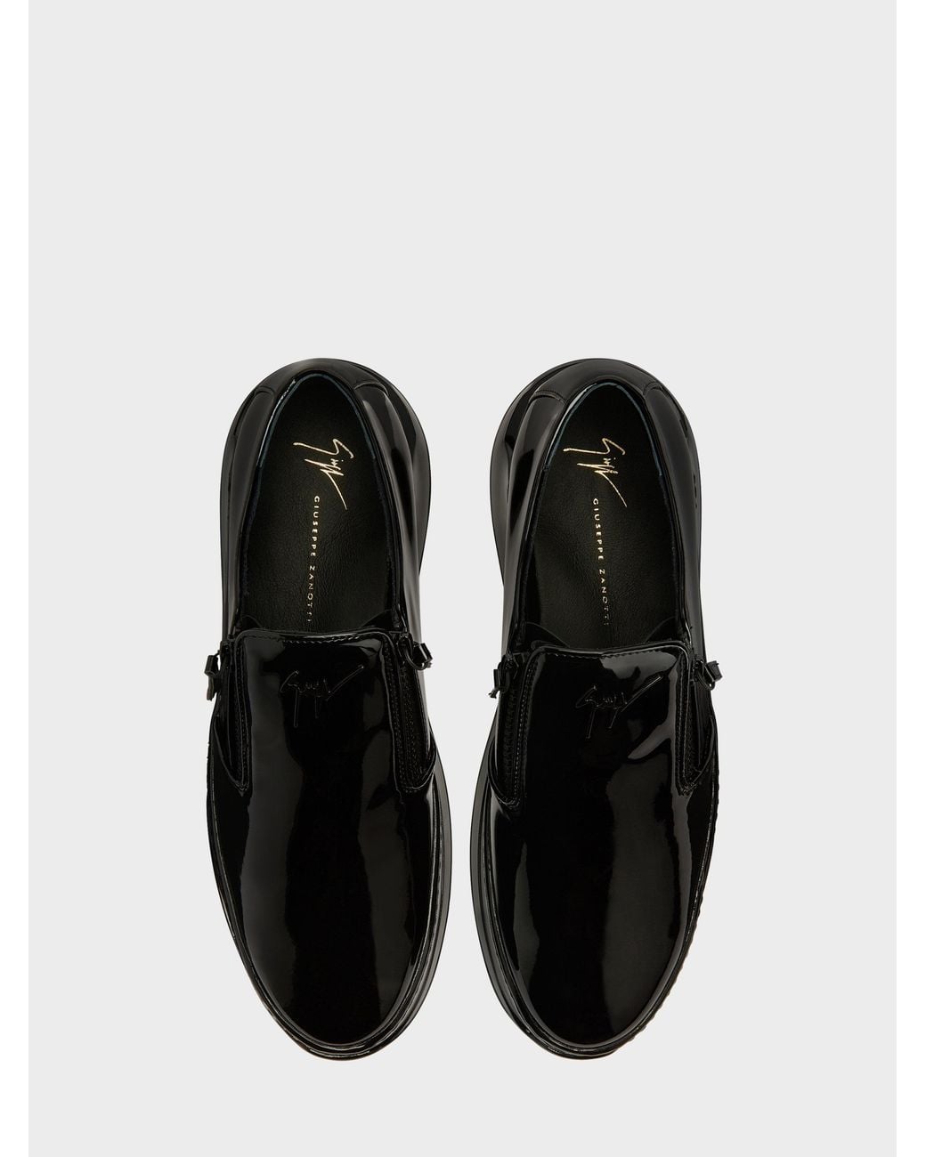 Giuseppe Zanotti White Conley Zip Loafer for men
