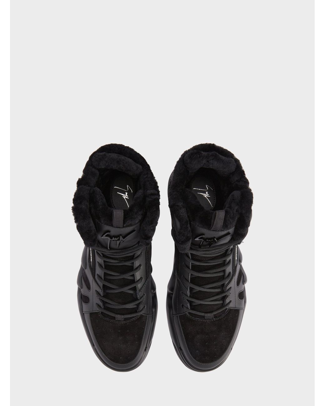 Giuseppe Zanotti Black Talon Winter High Top for men