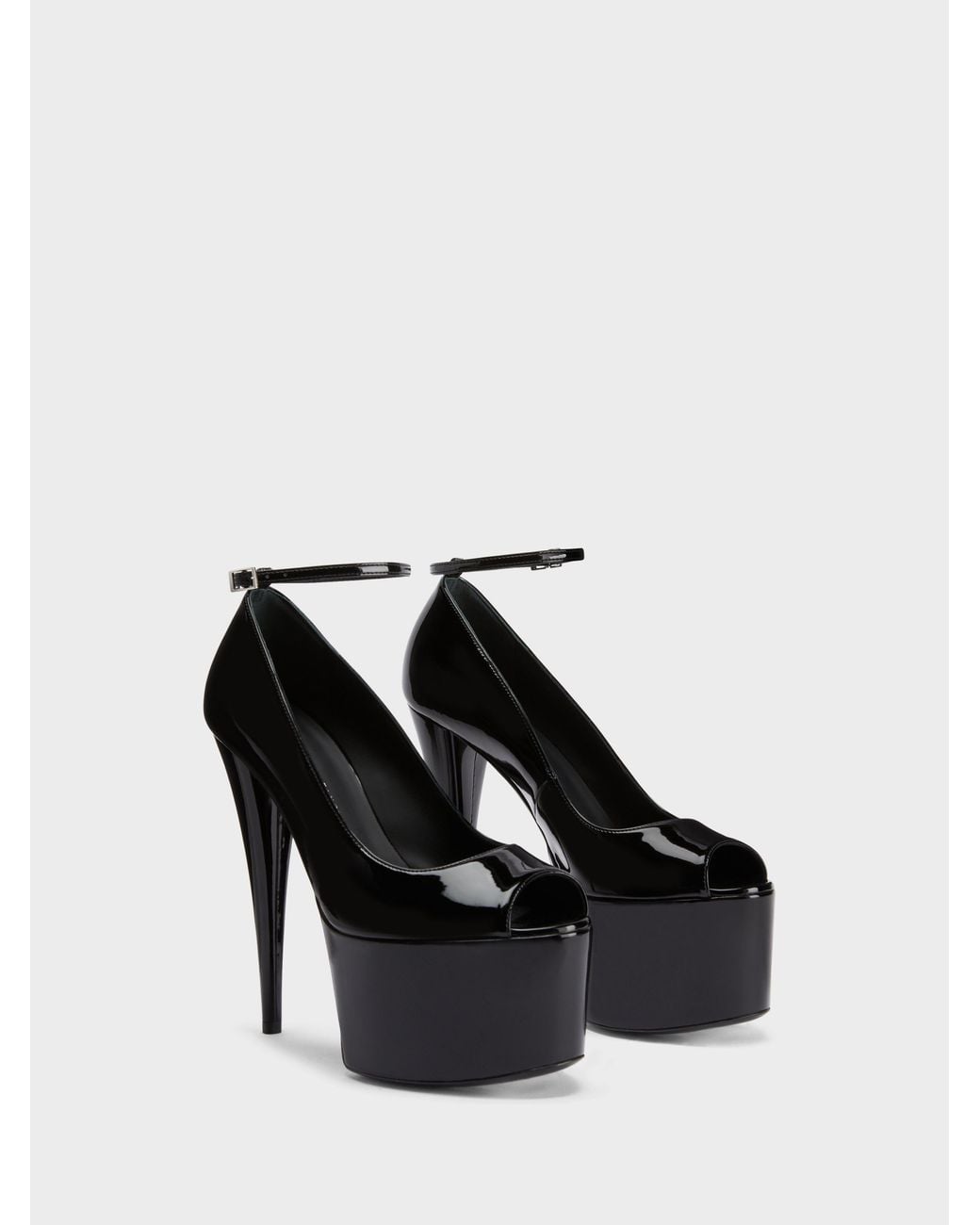 Giuseppe Zanotti Black Gz Aida Open Toe 150