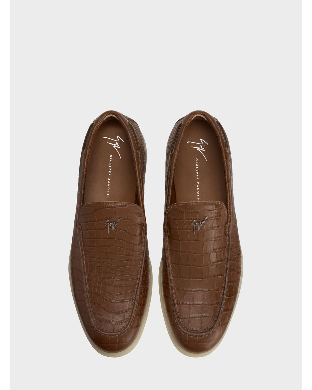 Giuseppe Zanotti Brown The Maui Loafer for men