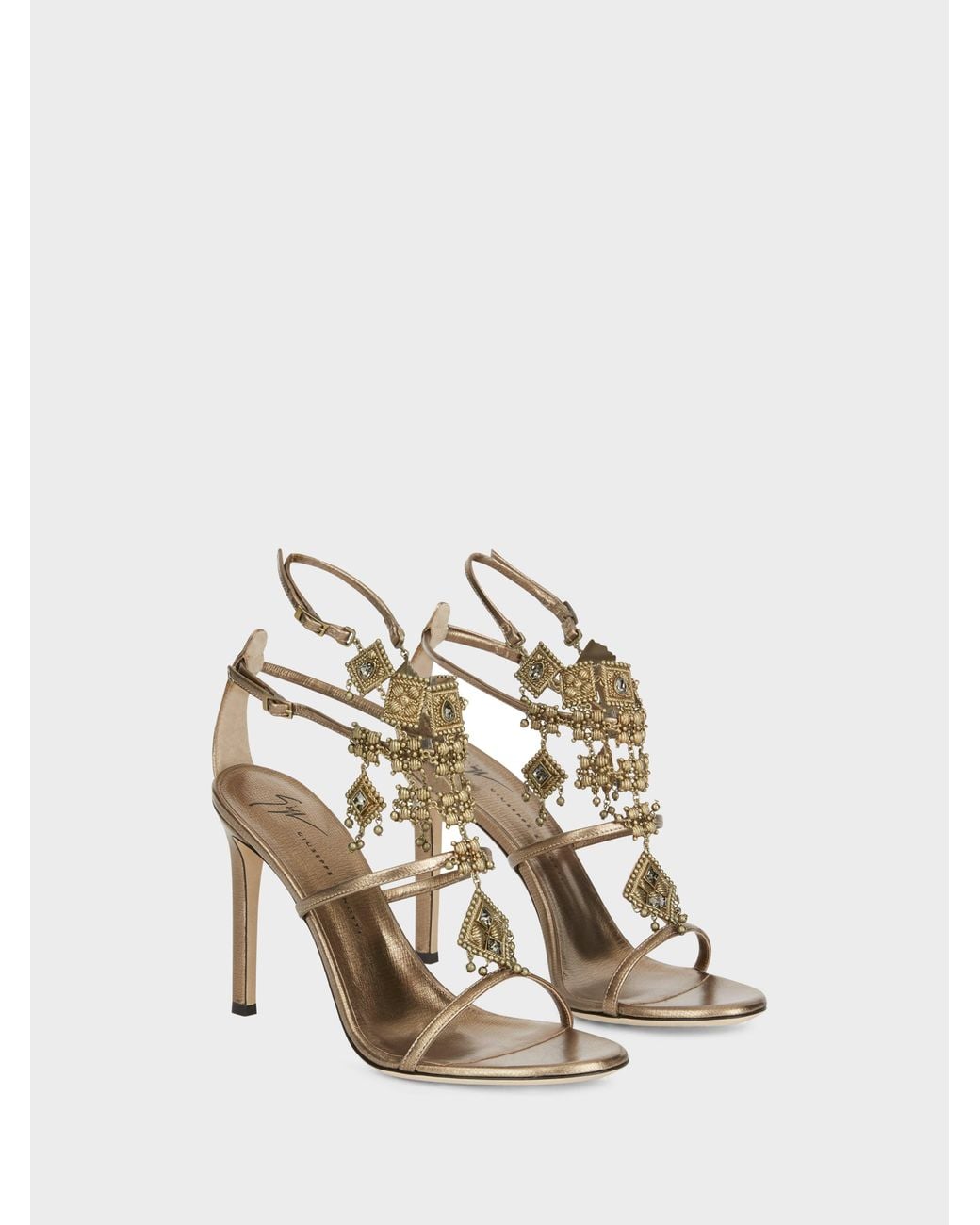 Giuseppe Zanotti White Amira Sandal 105