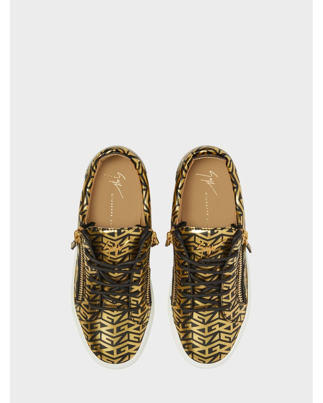 Giuseppe Zanotti Black Gail Monogram Low Top