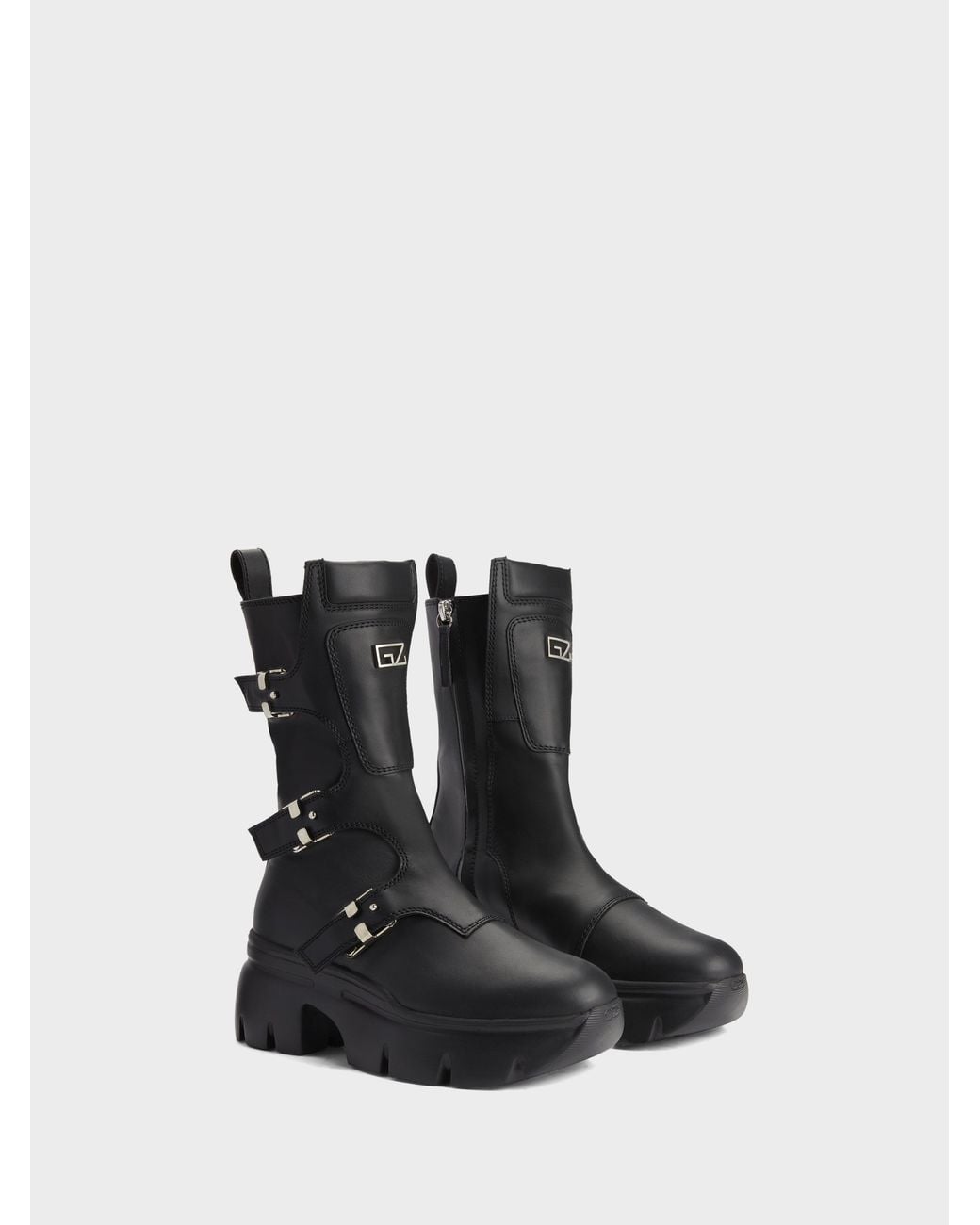 Giuseppe Zanotti White Romey Biker