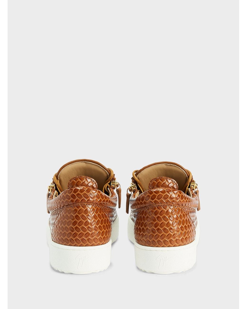 Giuseppe Zanotti Brown Frankie Low Top for men
