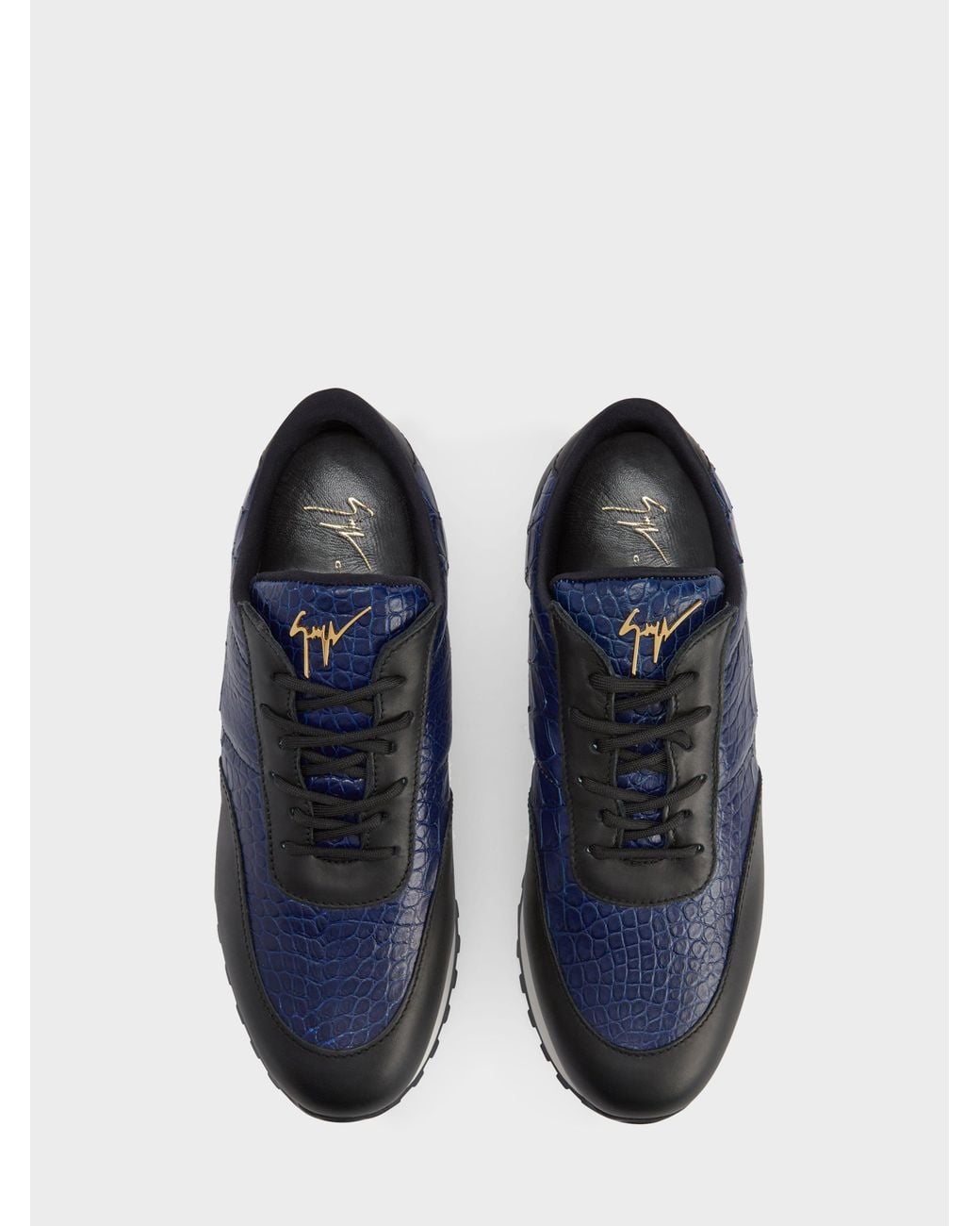 Giuseppe Zanotti Blue Jimi Running Runner for men