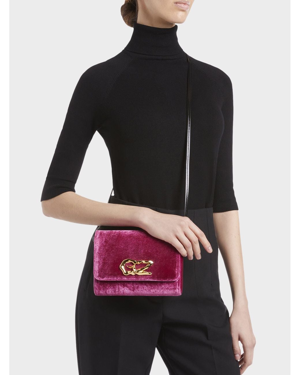 Giuseppe Zanotti Red Thabit Clutch
