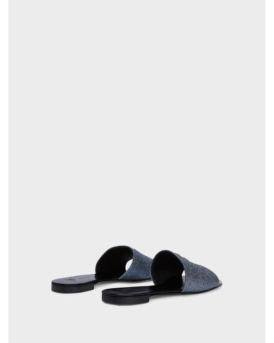 Giuseppe Zanotti White Shirley Flat Sandal