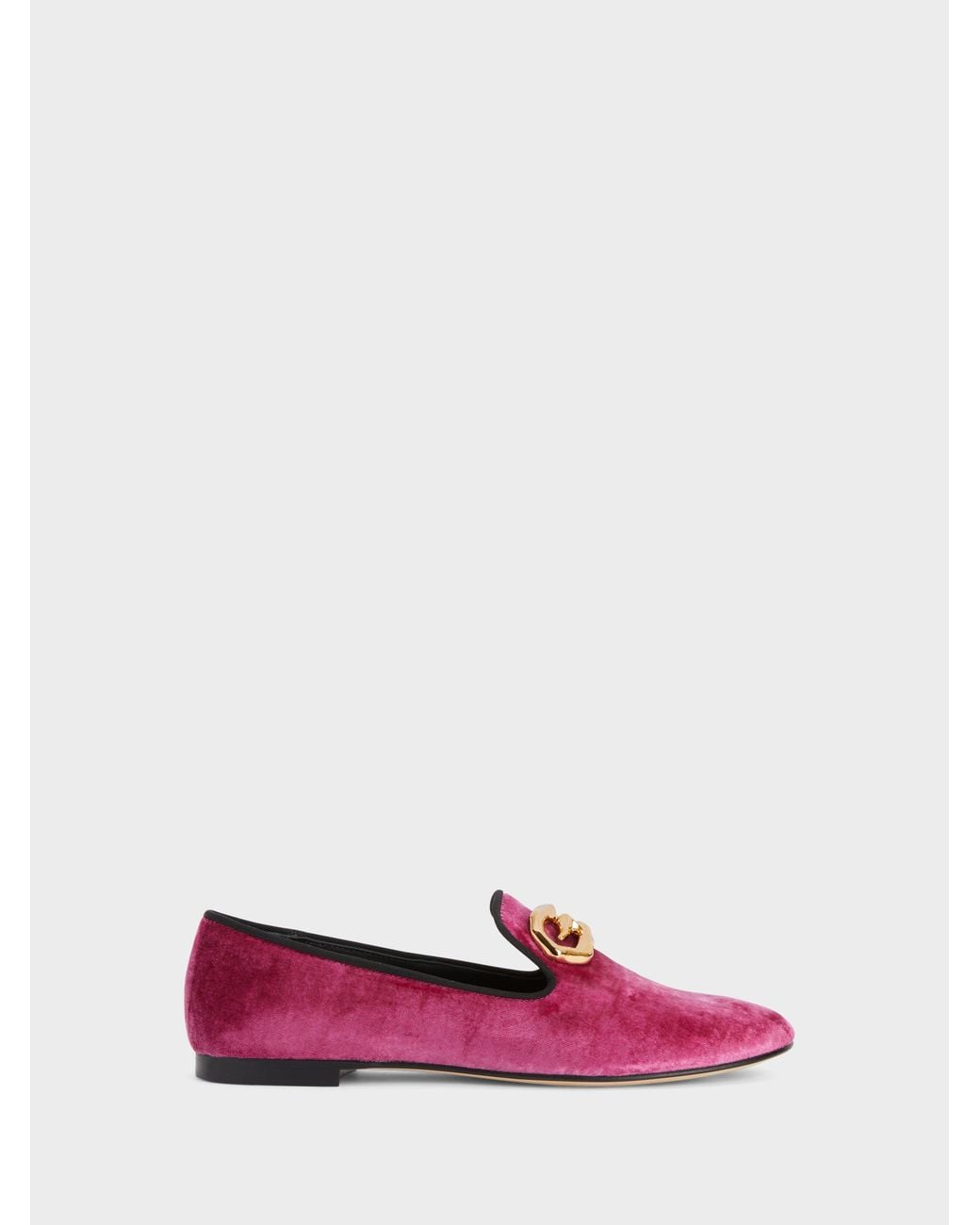 Giuseppe Zanotti Pink Leopoldin Loafer