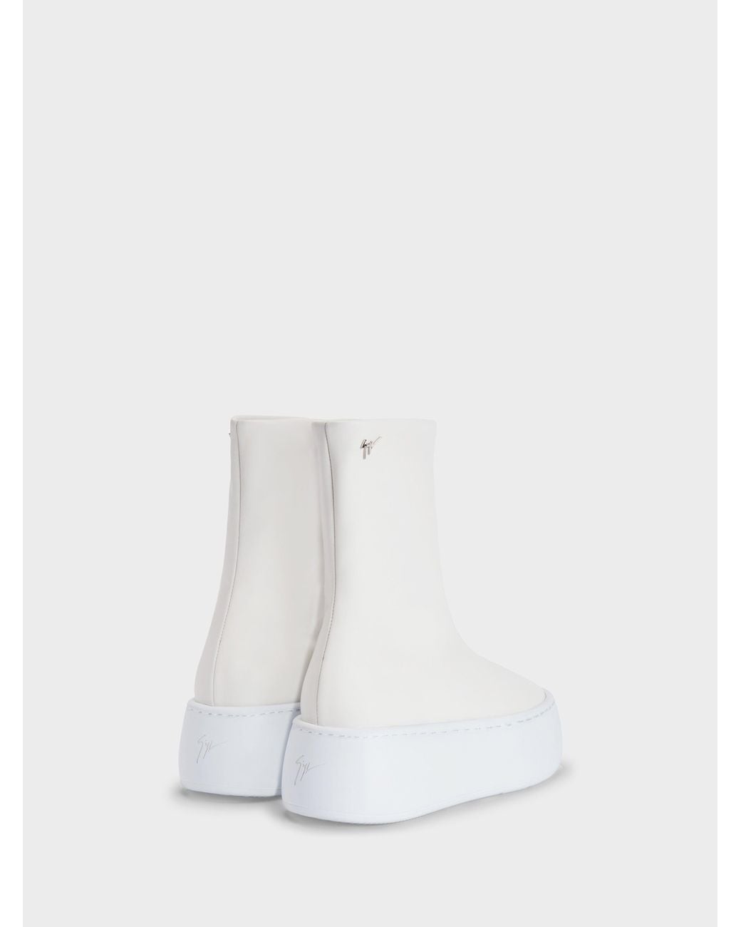 Giuseppe Zanotti White Gz League Maxi Bootie