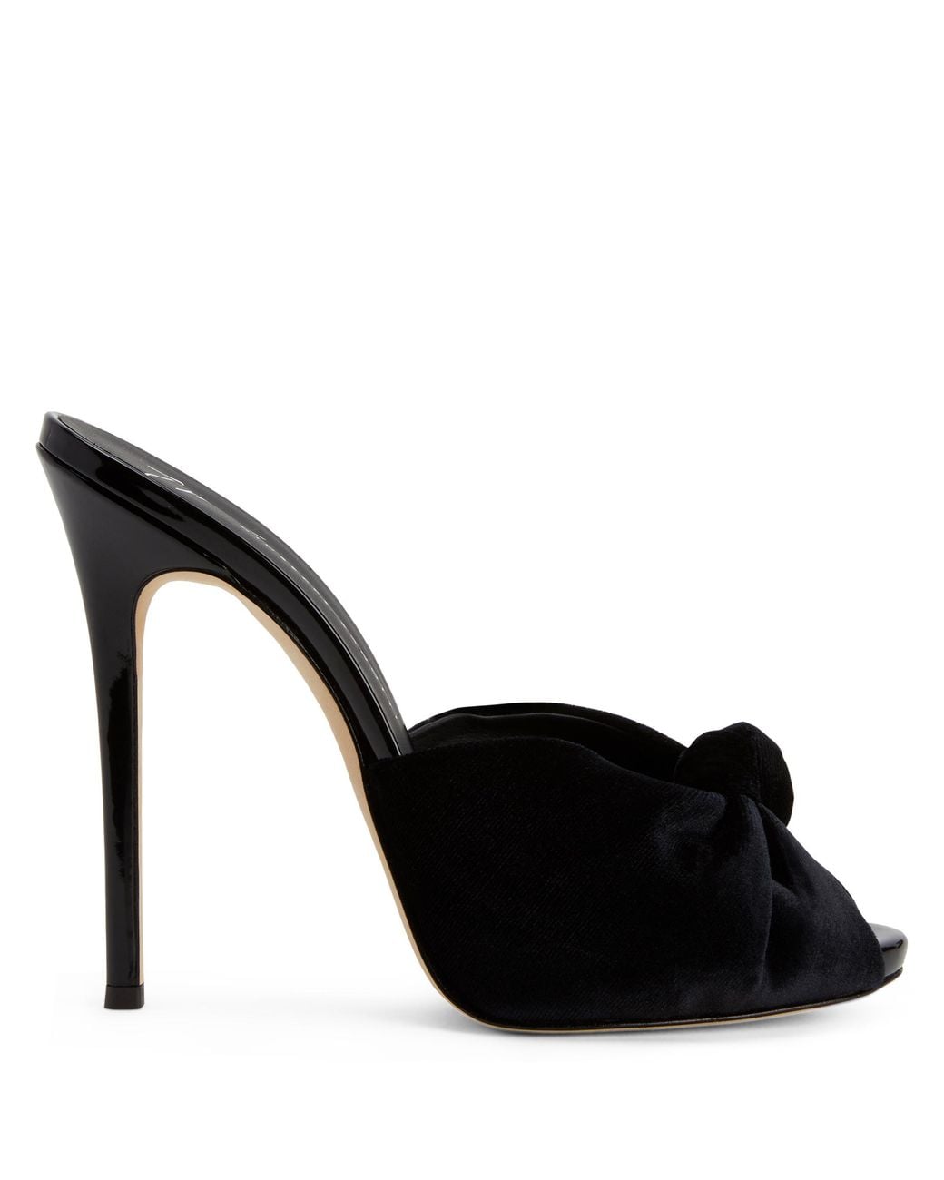 Giuseppe Zanotti Black Bridget Velvet