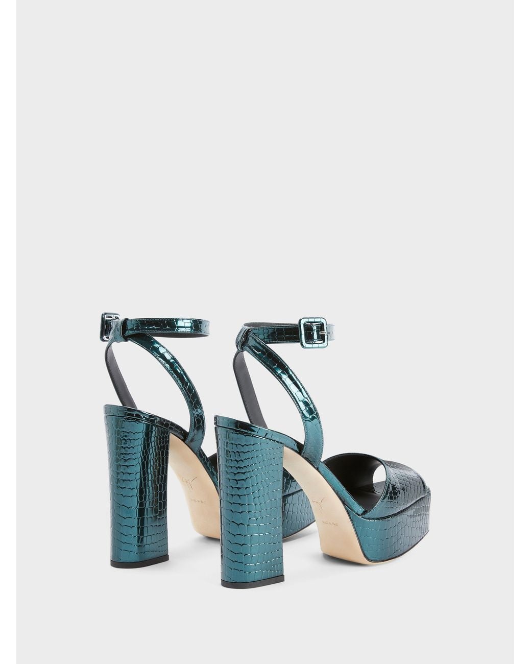 Giuseppe Zanotti Blue New Betty Sandal 120