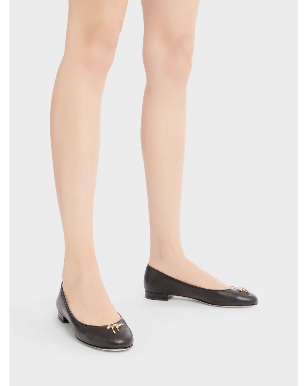 Giuseppe Zanotti White Riziana Ballerina 15