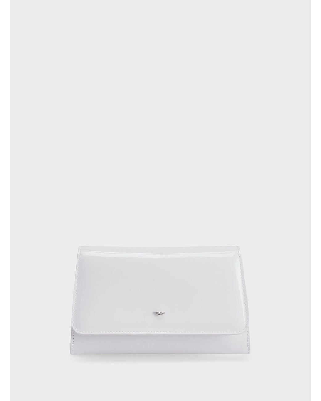 Giuseppe Zanotti White Cleopatra Mini Clutch