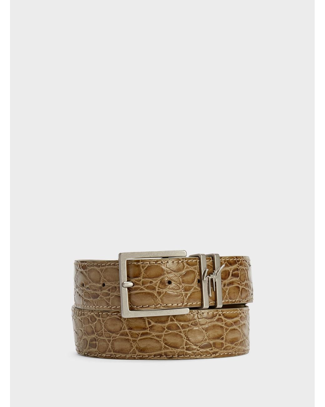 Giuseppe Zanotti Natural Teodore Belt for men